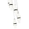 Z-Lite Cayden Chandelier, 7-Light, 18 In.W x 16.75 In.H, Matte Black/Clear + Etched Opal 1946P-7R-MB - alternate 5